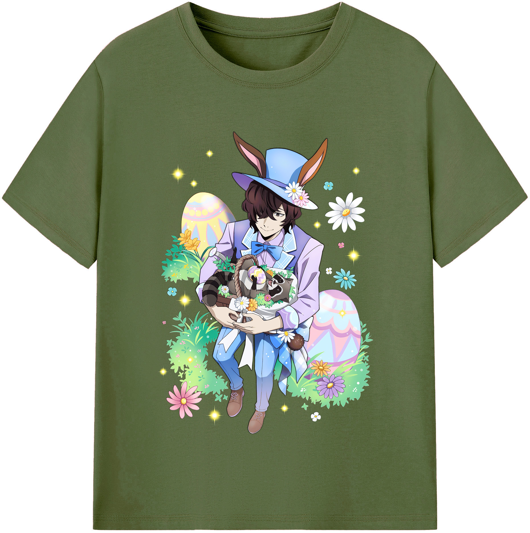 （画像用） 文豪ストレイドッグス Bungo Stray Dogs 綿100％半袖Tシャツ（フロントプリント）